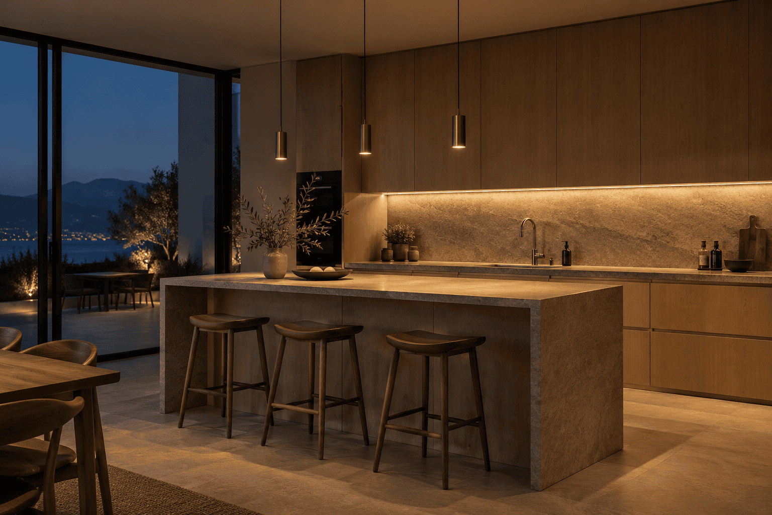 Cocina contemporánea de Atelier by Houseoner