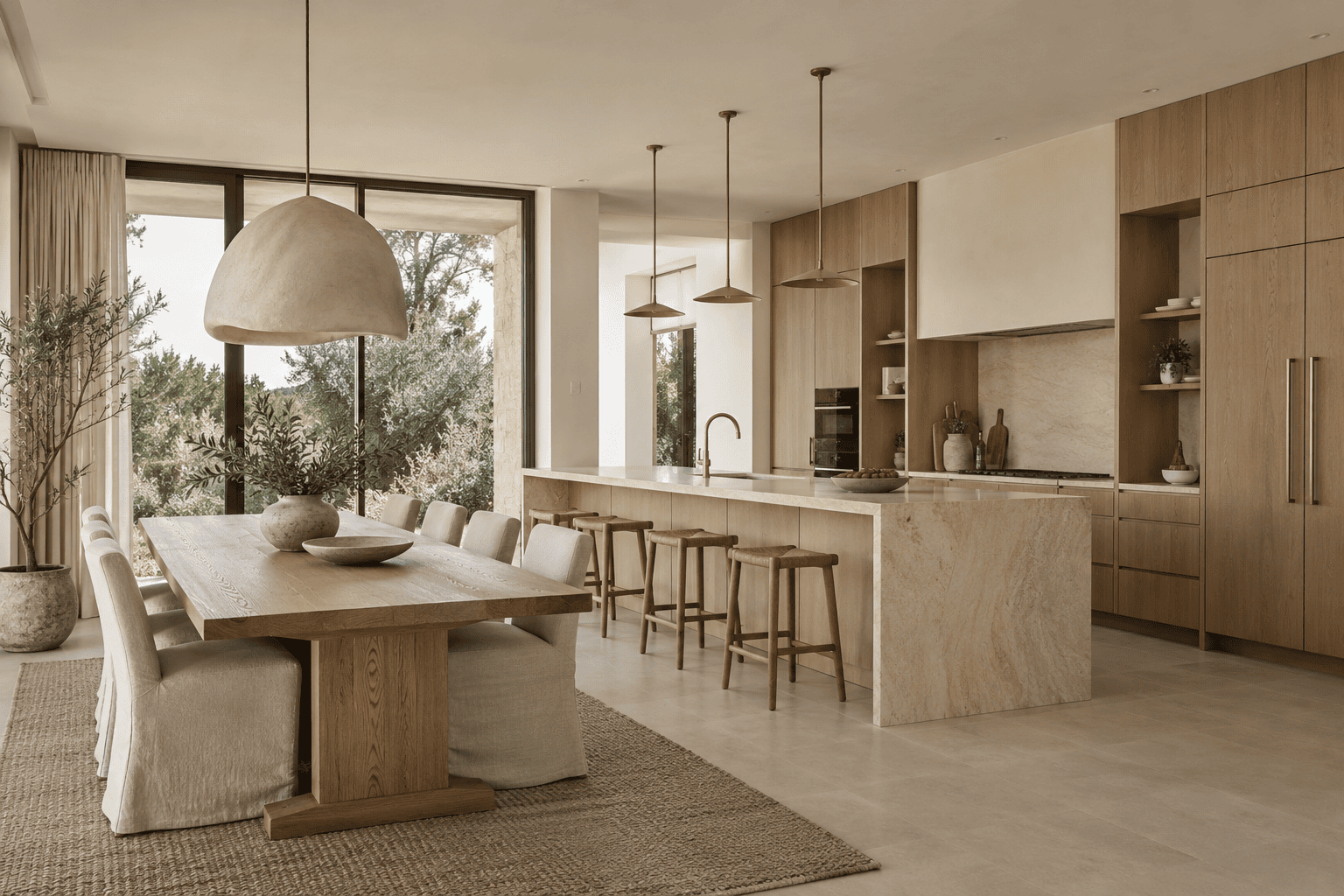 Cocina personalizada con muebles integrados
